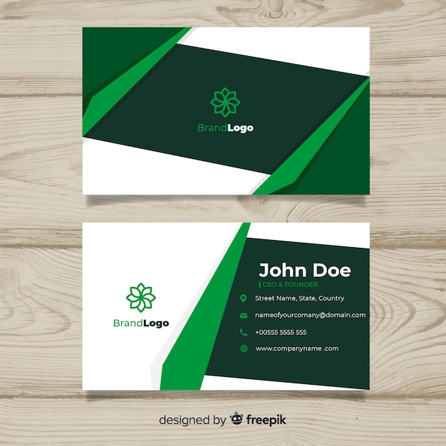 Business card template