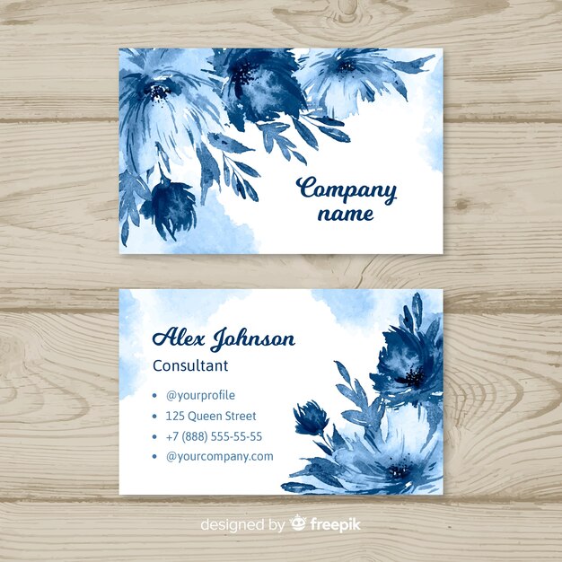 Business card template