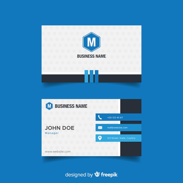 Business card template