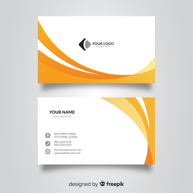 Business card template