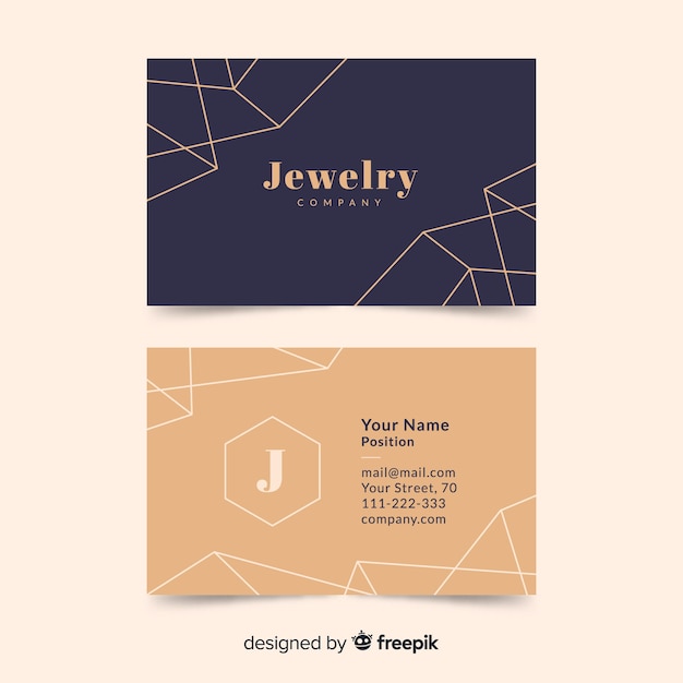 Business card template