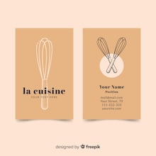 Cook business cards