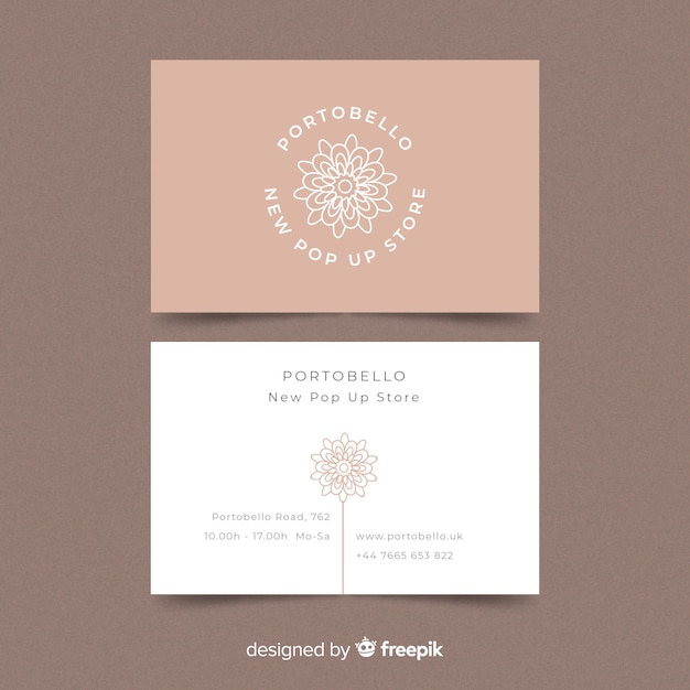 Business card template