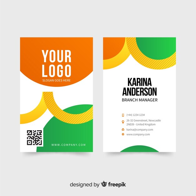 Business card template