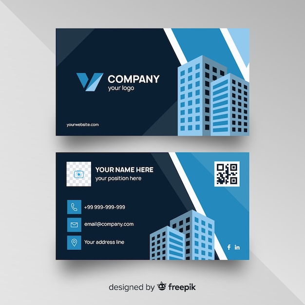 Business card template