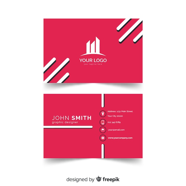 Business card template