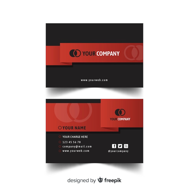 Business card template