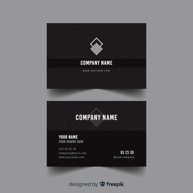 Business card template