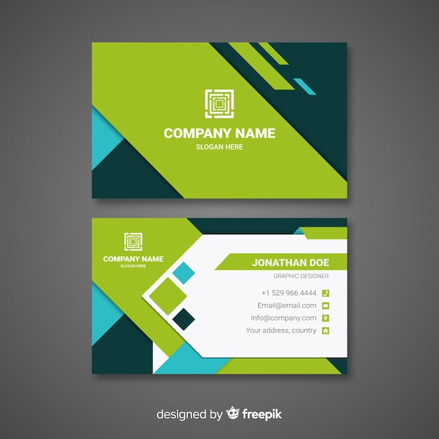 Business card template