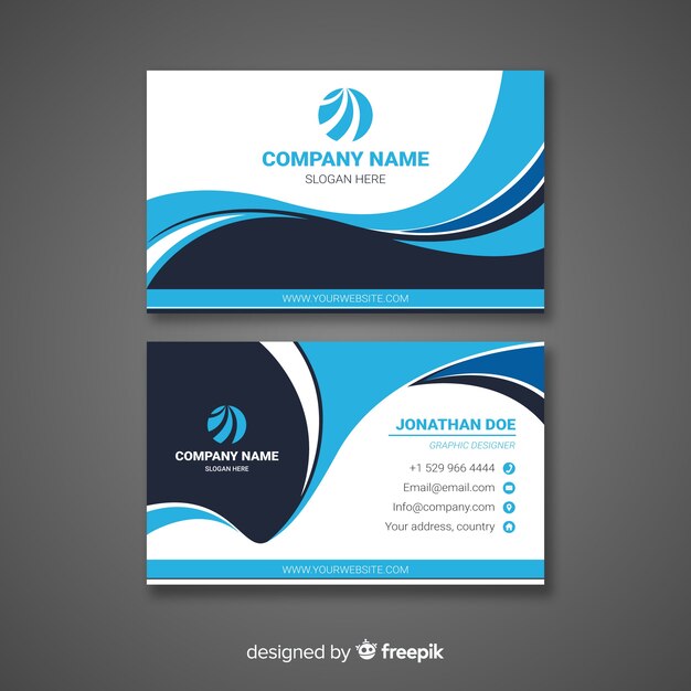 Business card template