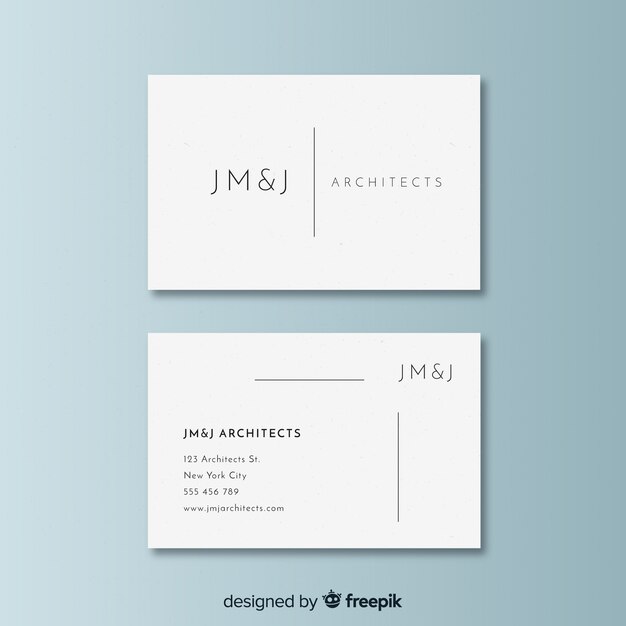 Business card template