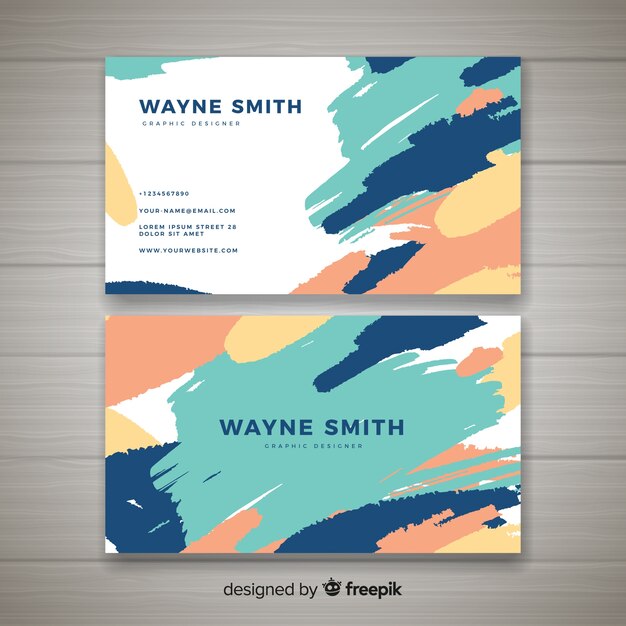 Business card template