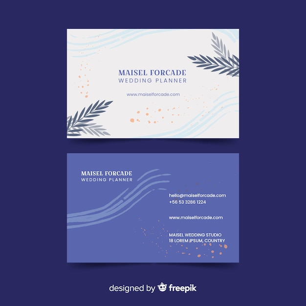 Business card template