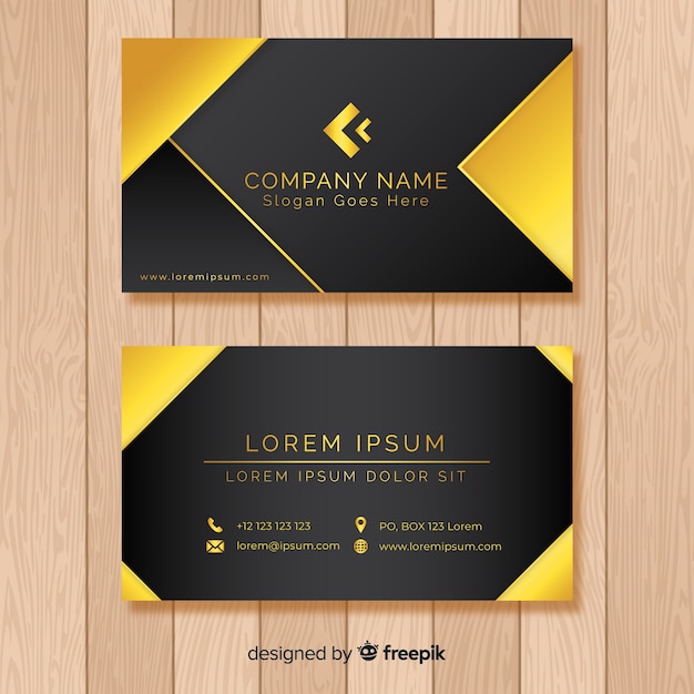 Business card template