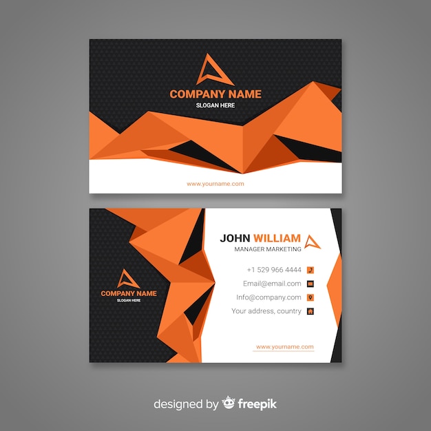 Business card template