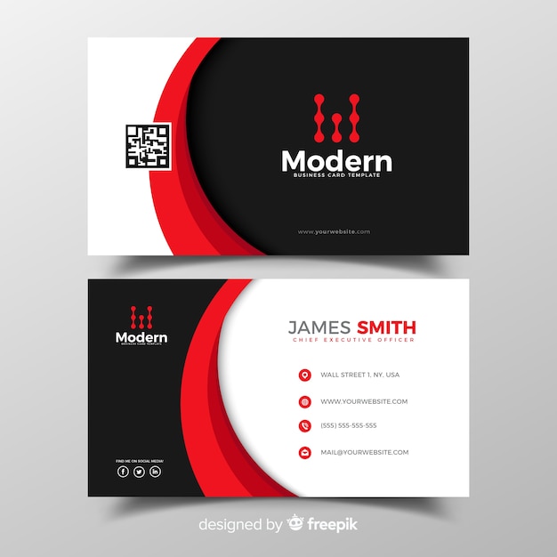 Business card template