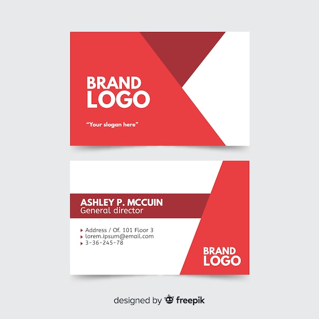 Business card template