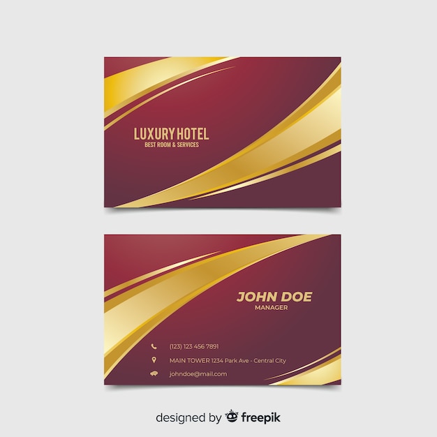 Business card template