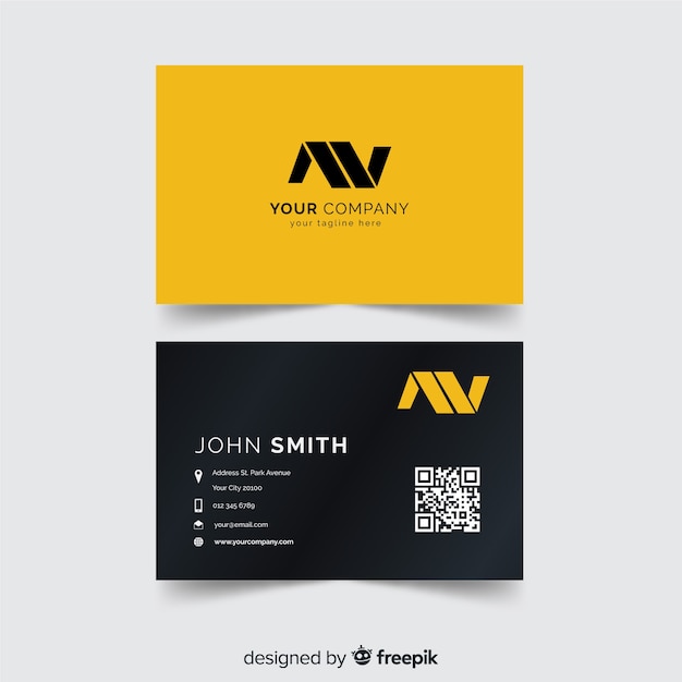 Business card template