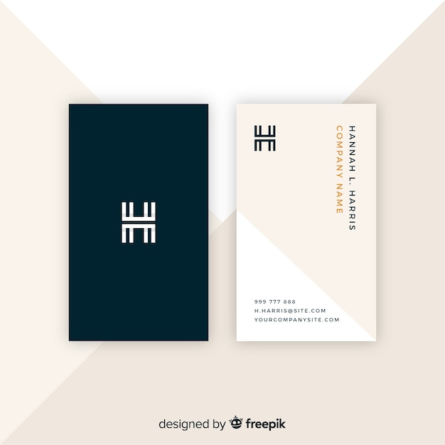 Business card template