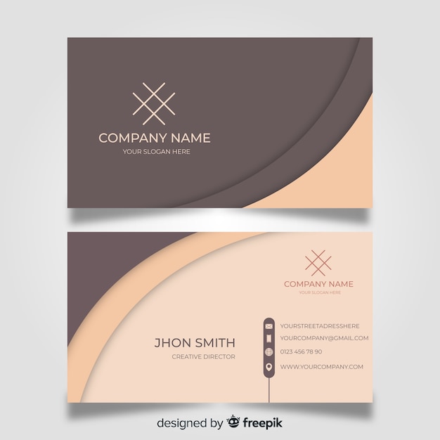 Business card template