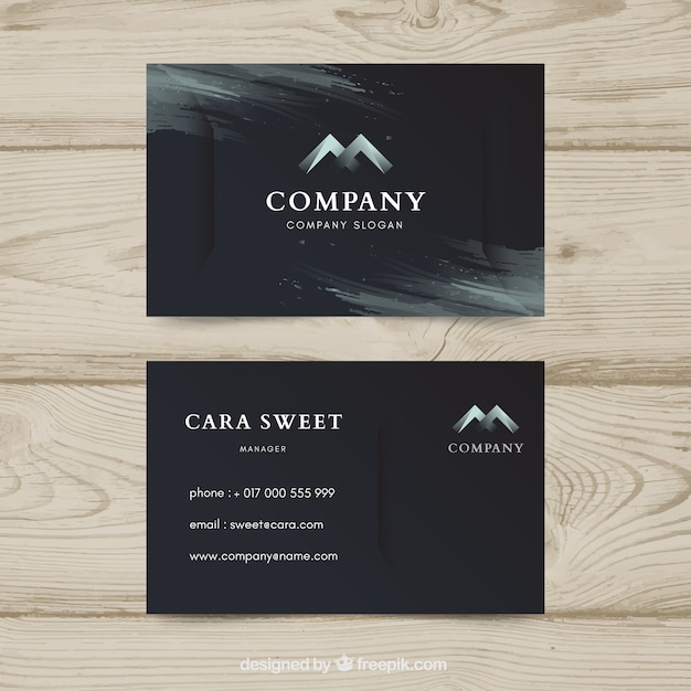 Business card template