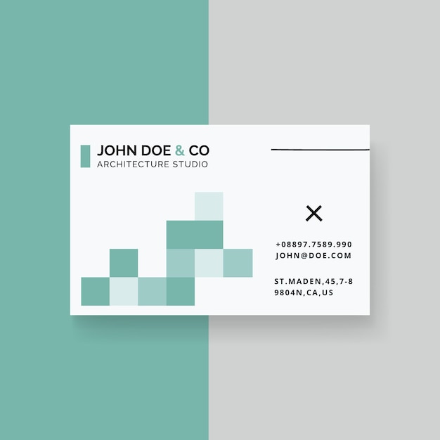 Business card template