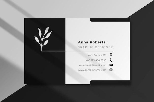 Business card template