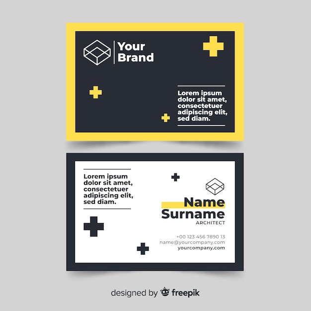 Business card template