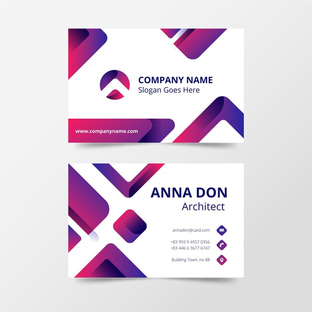 Business card template