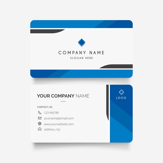 Business card with Modern Design