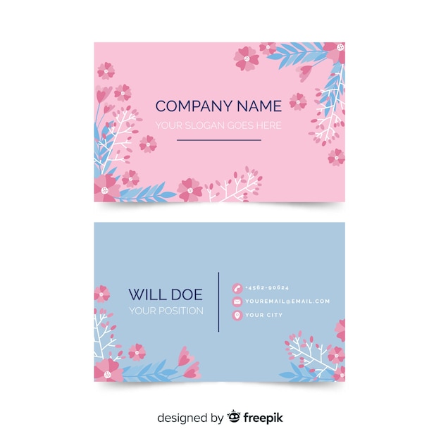 Free vector business card