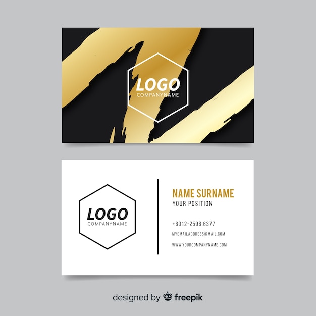 Free vector business card