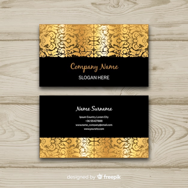 Free vector business card