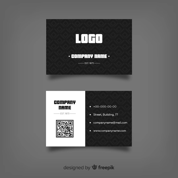 Free vector business card