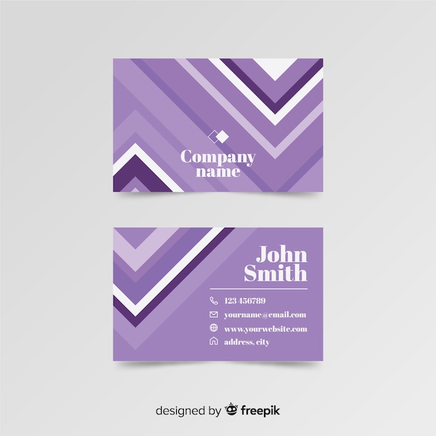 Free Vector business card