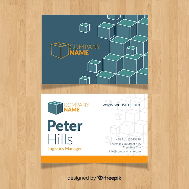 Free Vector business card