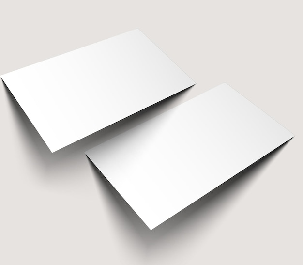 Business Cards Mockup Vector Design