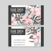 Florist business cards