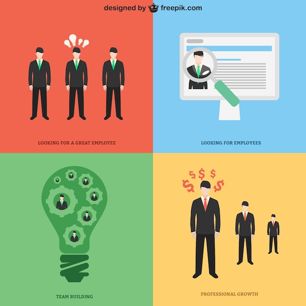 Business conceptual vector