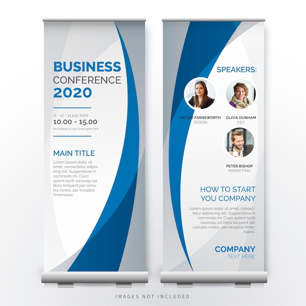 Business Conference Roll Up Template