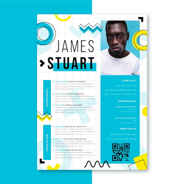 Business curriculum vitae template