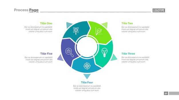 Business diagram slide template