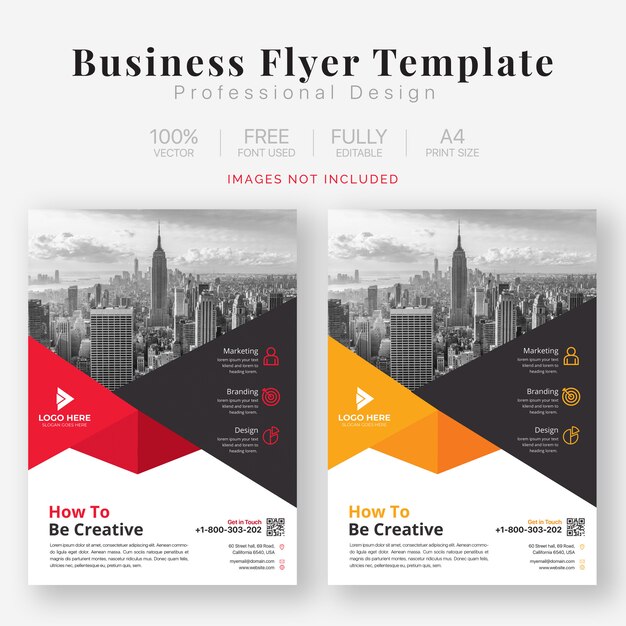 Business flyer template