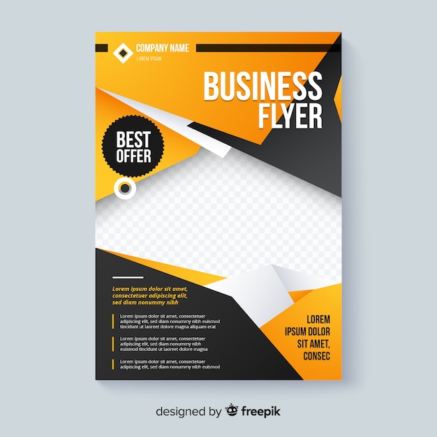 Business flyer template