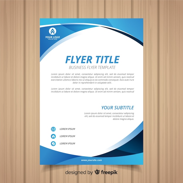 Business flyer template