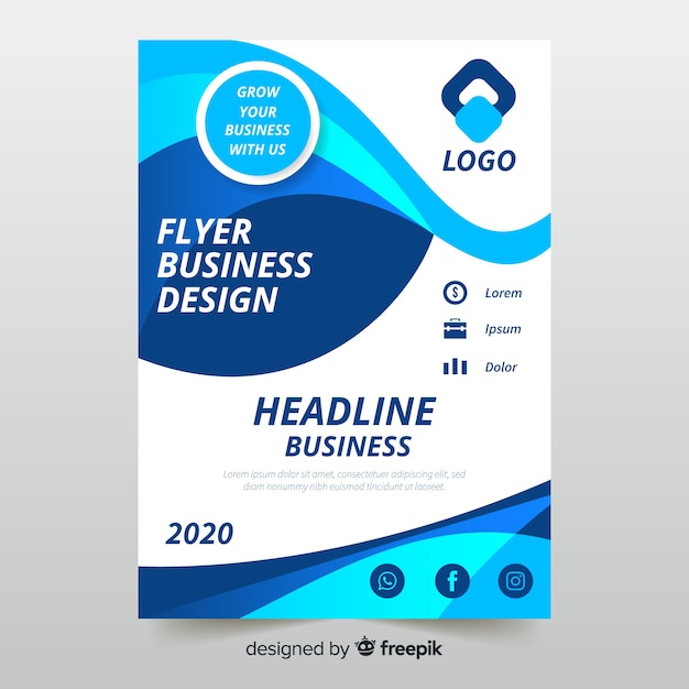 Business flyer template