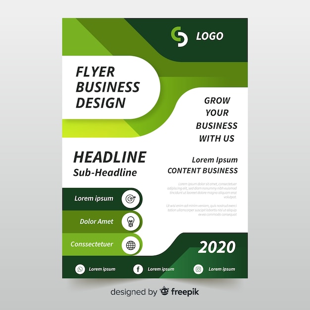 Business flyer template