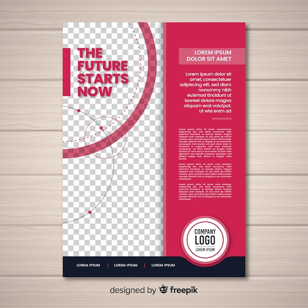 Free Vector business flyer template