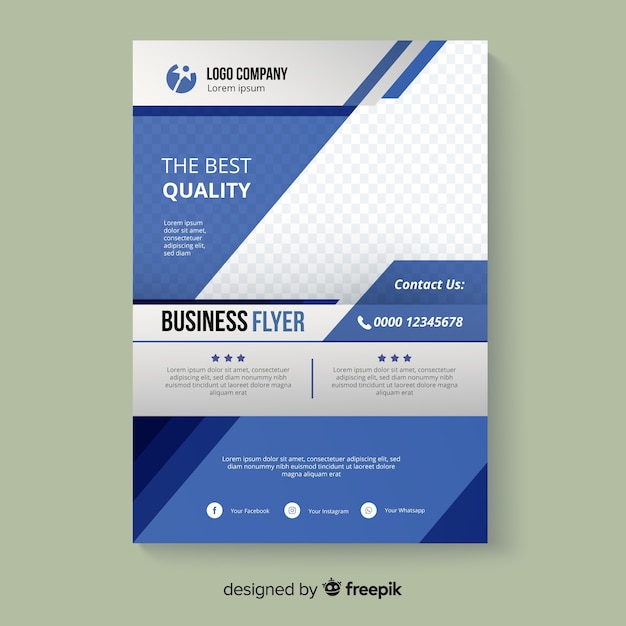 Business flyer template